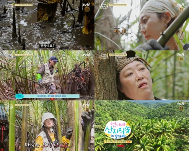 언니네 산지직송 in 칼라페 염정아 진흙투성이 사남매의 극한 생존기