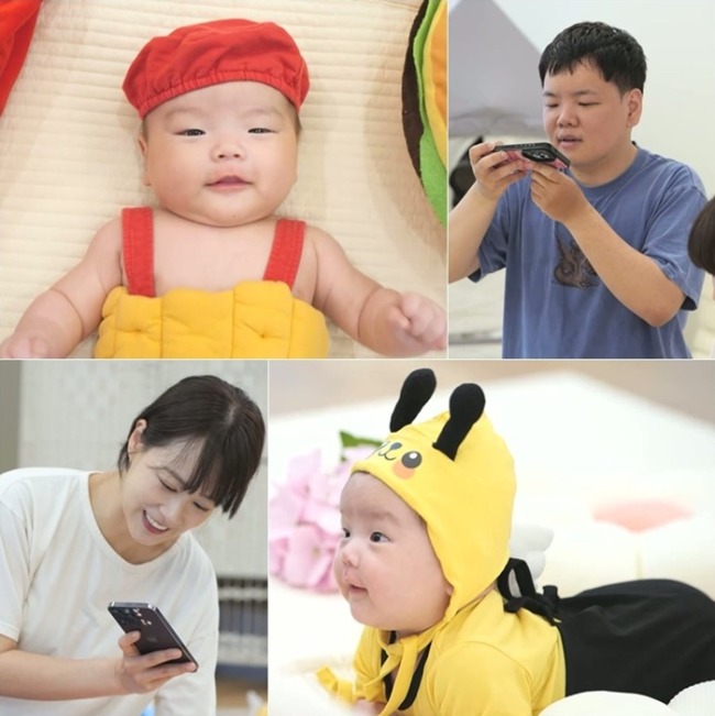 슈퍼맨이 돌아왔다 625회 태산, ‘태산튀김’ 콘셉트로 완성한 첫 인생샷